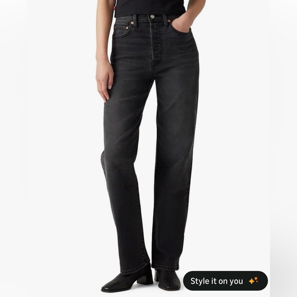 Women’s Levis Ribcage Straight Full Length Jeans, New with Tags